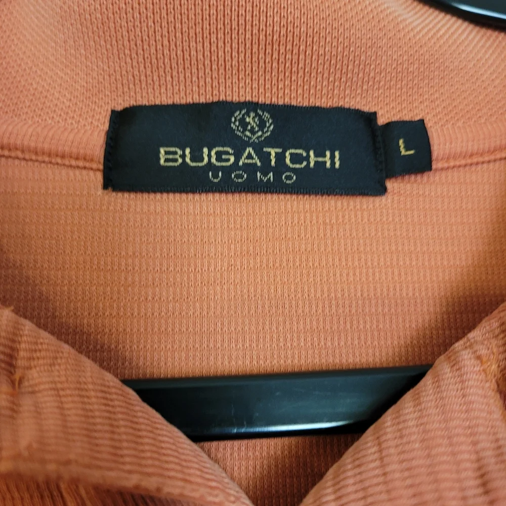 Bugatchi Uomo Golf Shirt Size Large - Picture 5 of 6